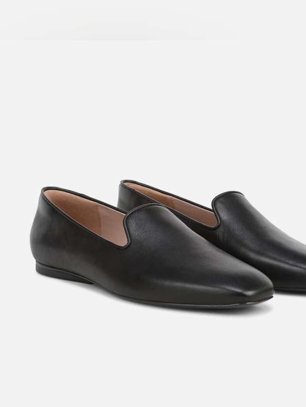 Naturalizer Effortless Loafer Classic Black Leather Slip-On Women's Flats Sz 9W